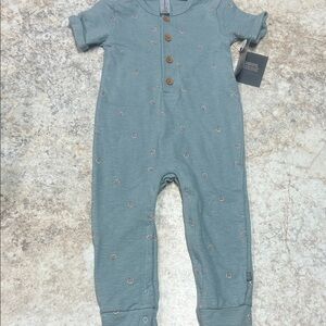 Gerber Kids One Piece in Blue with Button Details